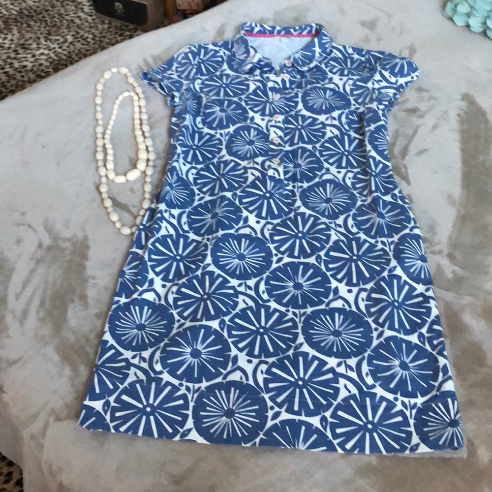 Boden Cotton Twill Short sleeve Dress w/Pockets